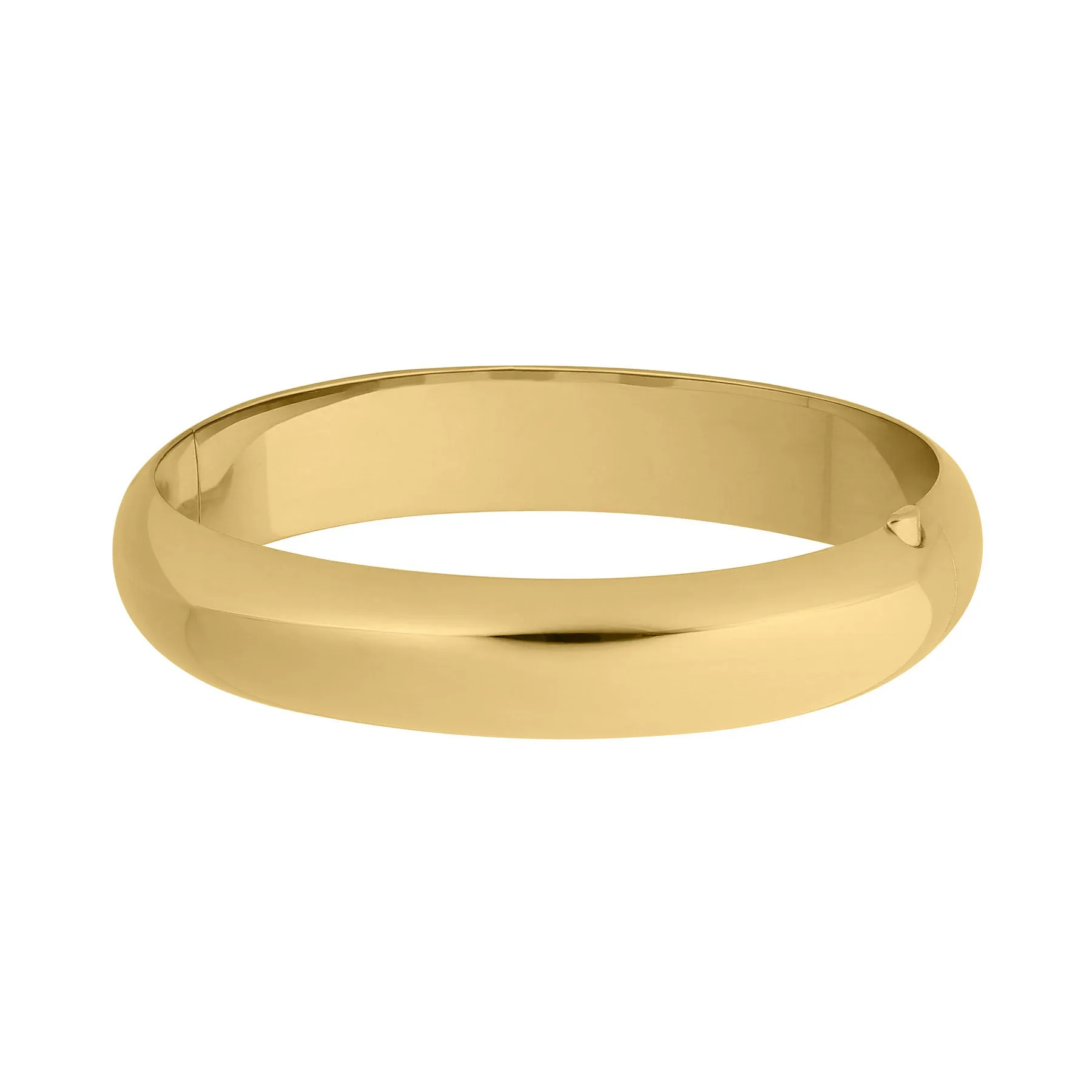 14K Gold-Filled Plain 12mm Bangle