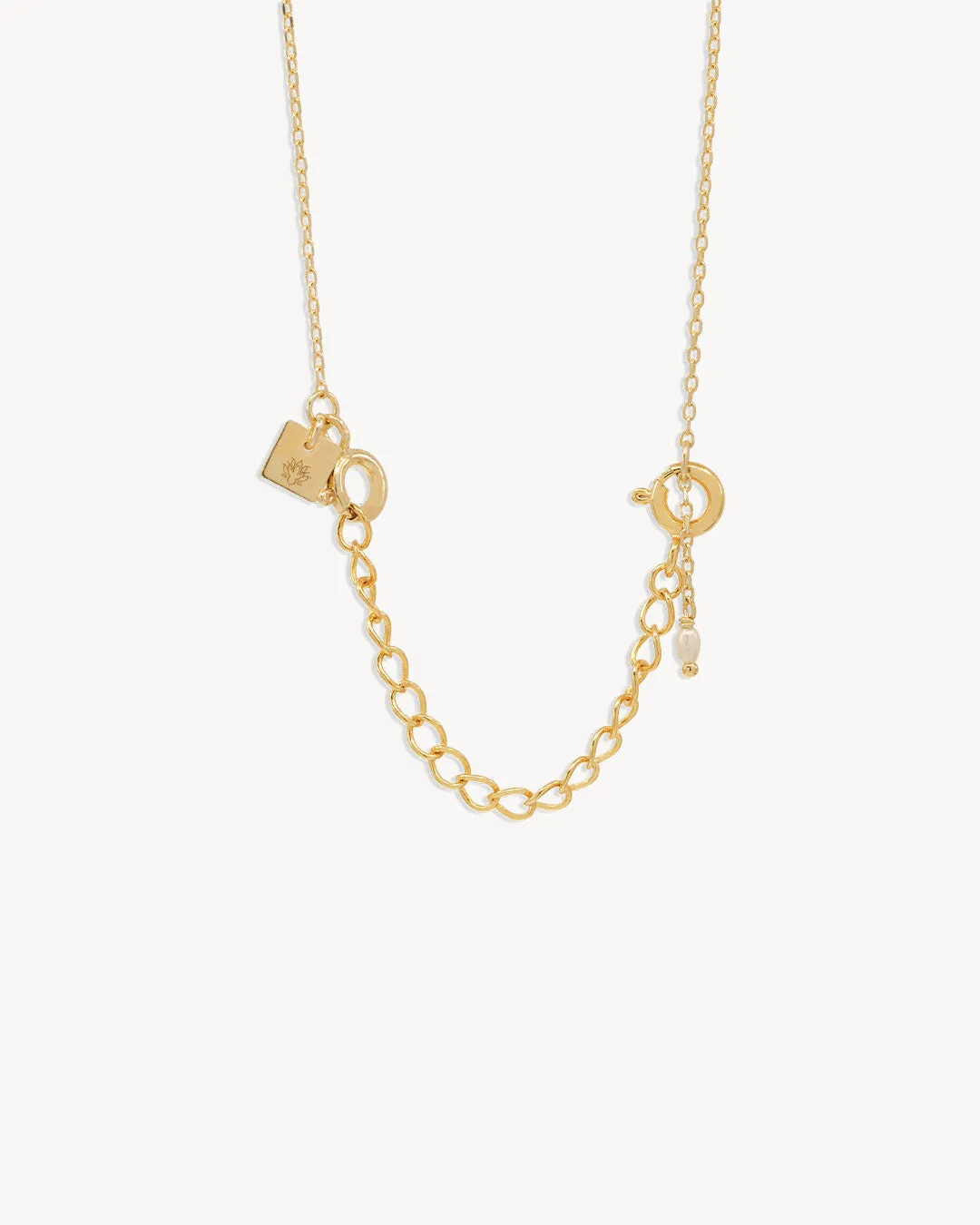 14k Solid Gold Necklace Extender Bycharlotte