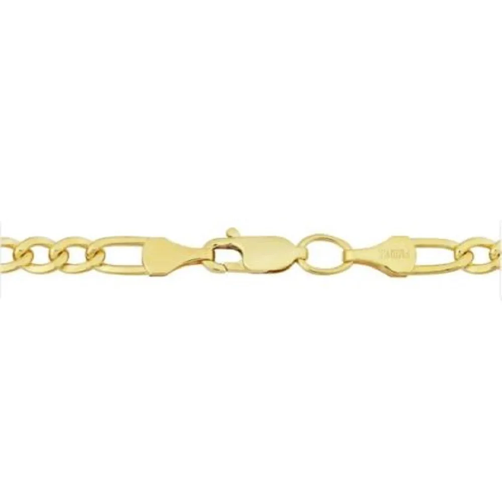 14k Yellow Gold Filled Mariner Link Bracelet 8.5 Inch