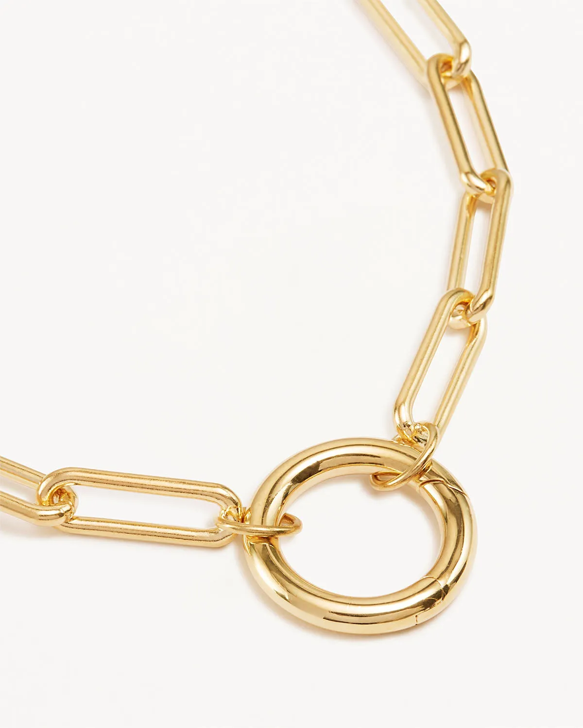 18k Gold Vermeil 18" With Love Annex Link Necklace Bycharlotte