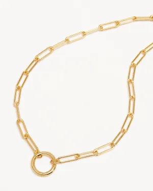 18k Gold Vermeil 18" With Love Annex Link Necklace Bycharlotte