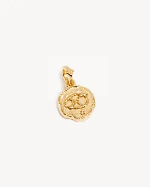 18k Gold Vermeil Cosmic Love Zodiac Annex Link Pendant - Cancer Bycharlotte