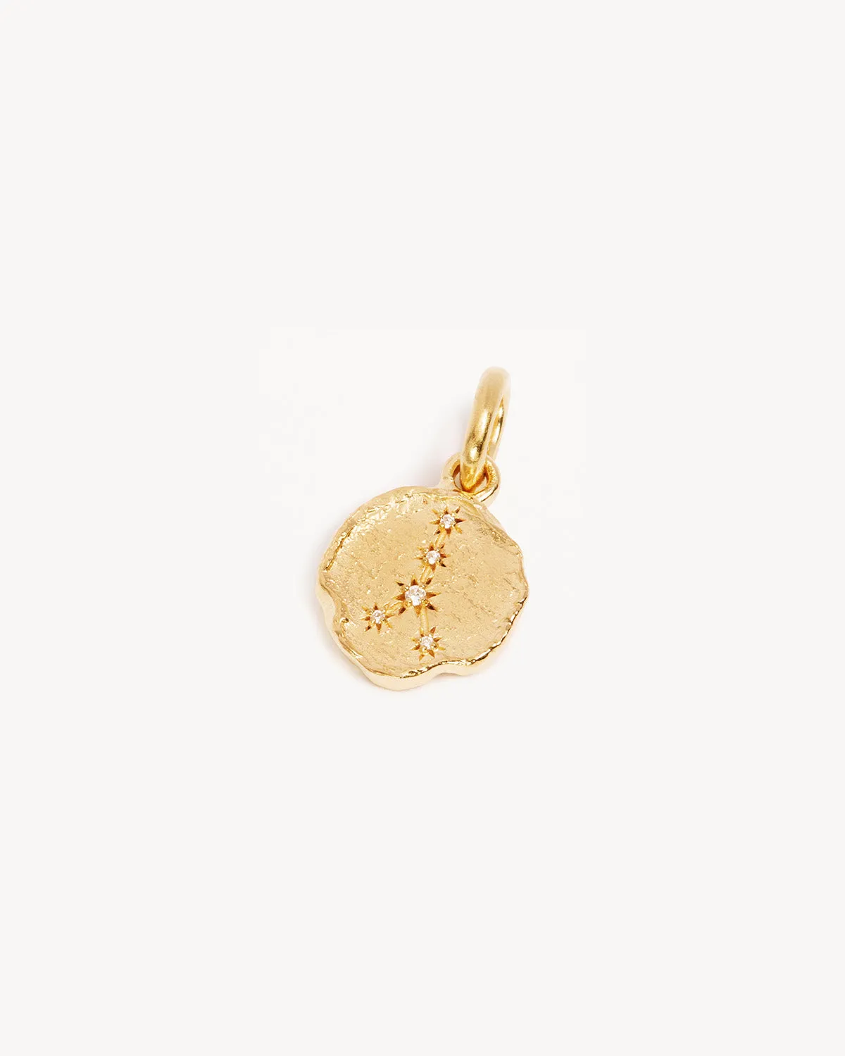 18k Gold Vermeil Cosmic Love Zodiac Annex Link Pendant - Cancer Bycharlotte