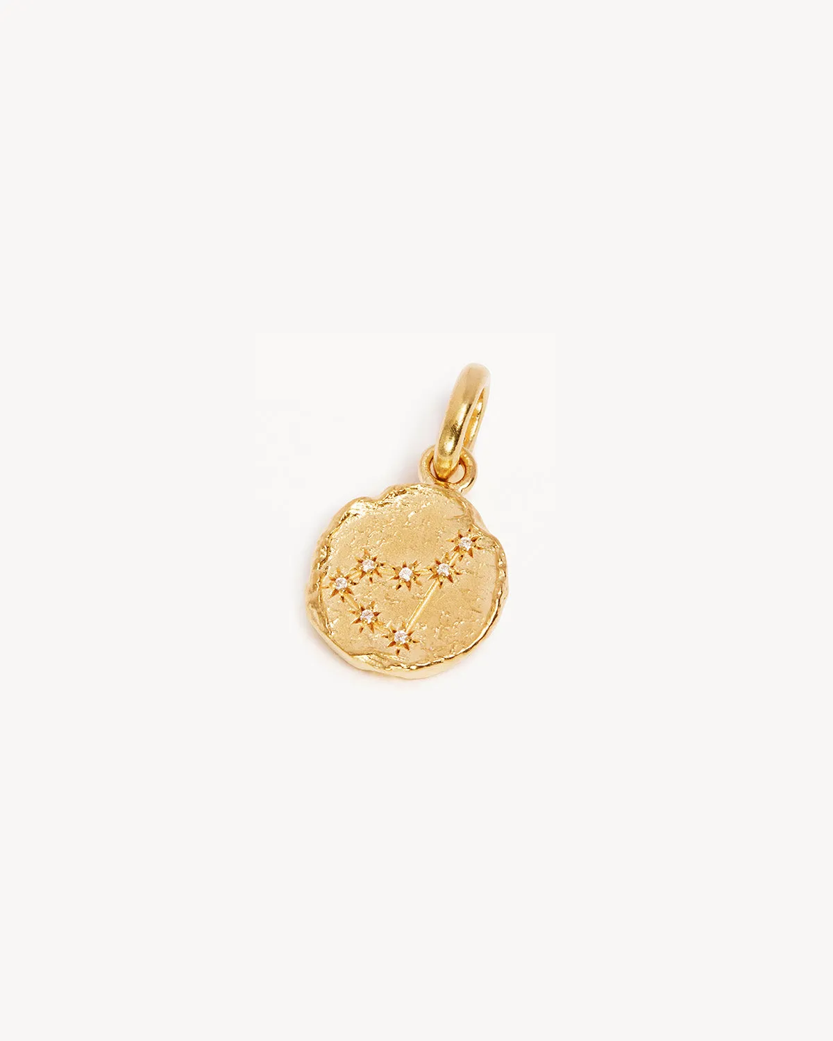 18k Gold Vermeil Cosmic Love Zodiac Annex Link Pendant - Capricorn Bycharlotte