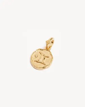 18k Gold Vermeil Cosmic Love Zodiac Annex Link Pendant - Gemini Bycharlotte