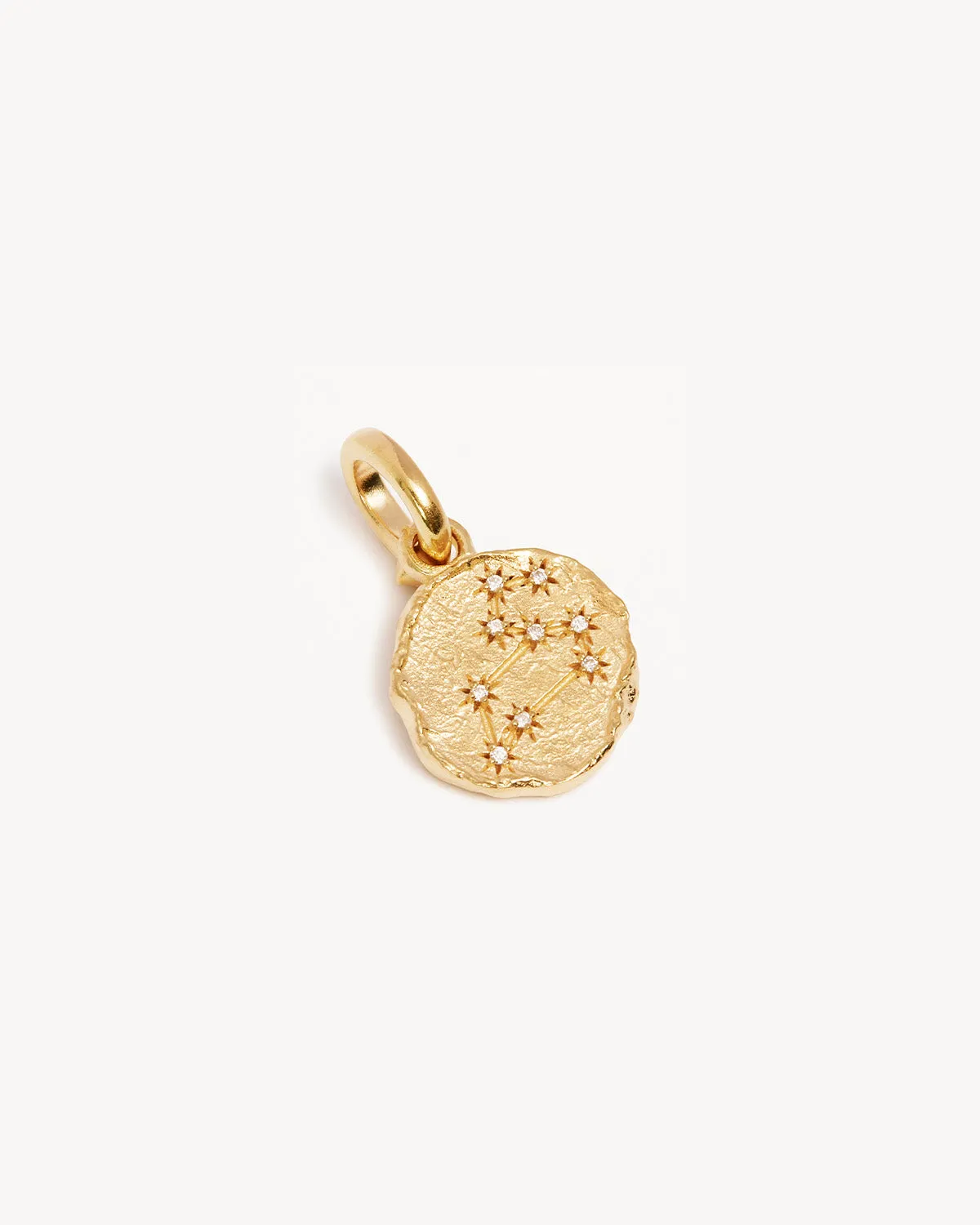 18k Gold Vermeil Cosmic Love Zodiac Annex Link Pendant - Leo Bycharlotte