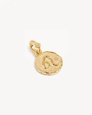 18k Gold Vermeil Cosmic Love Zodiac Annex Link Pendant - Leo Bycharlotte