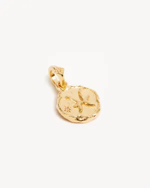 18k Gold Vermeil Cosmic Love Zodiac Annex Link Pendant - Pisces Bycharlotte