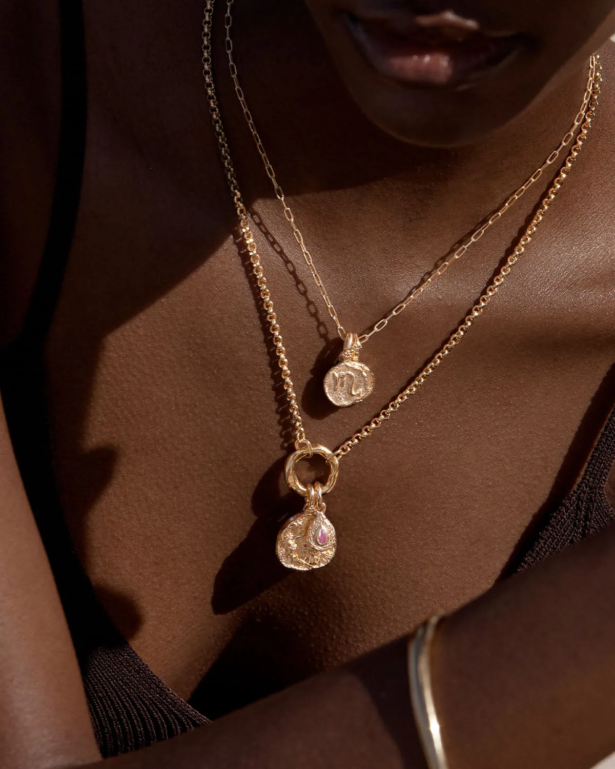 18k Gold Vermeil Horizon Annex Link Necklace Bycharlotte