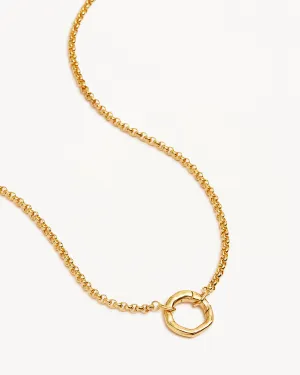 18k Gold Vermeil Horizon Annex Link Necklace Bycharlotte