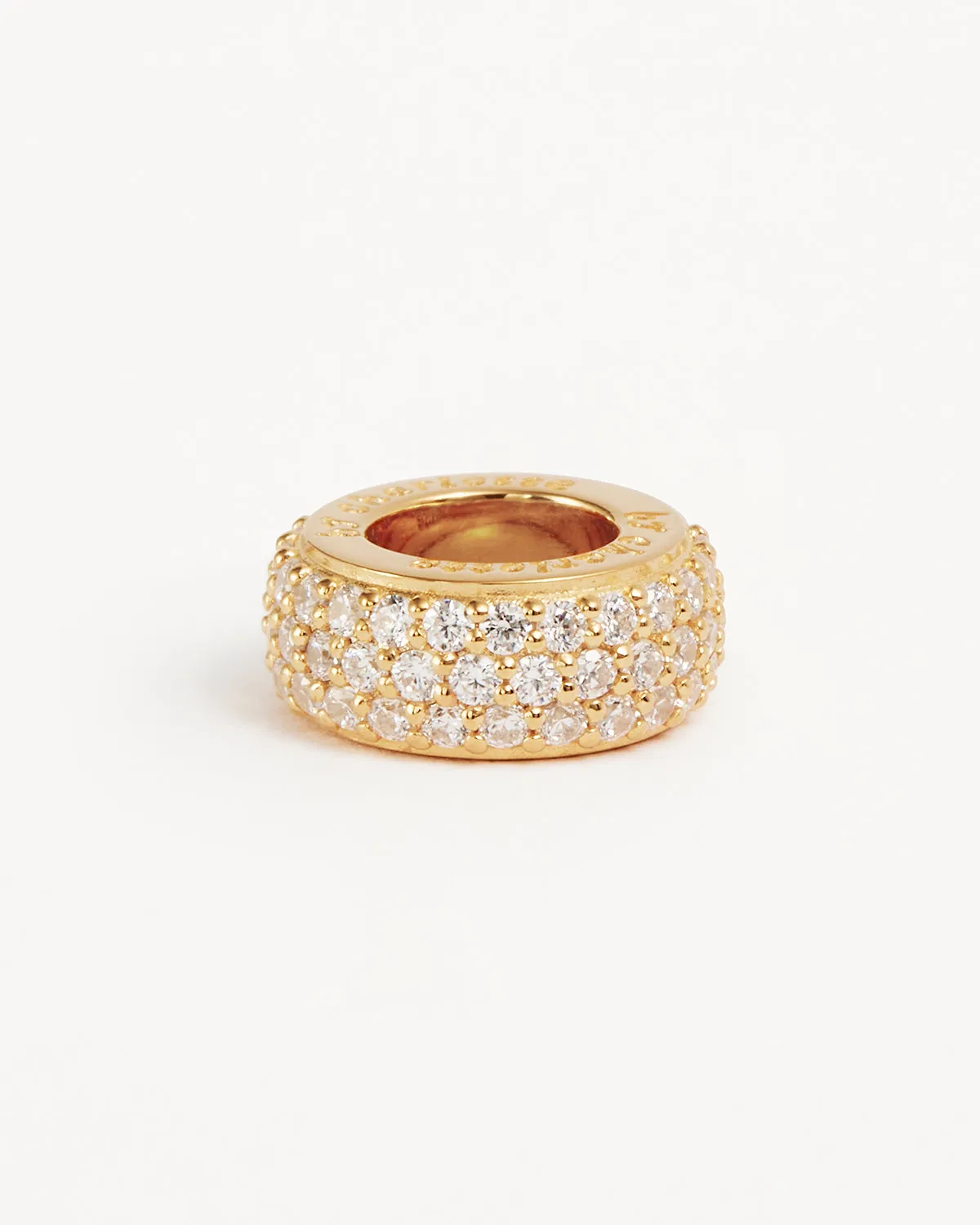 18k Gold Vermeil Live in Light Petal Charm Bycharlotte