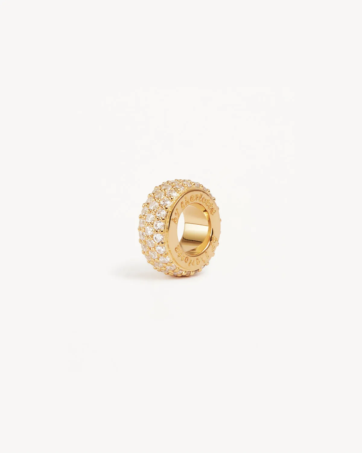 18k Gold Vermeil Live in Light Petal Charm Bycharlotte