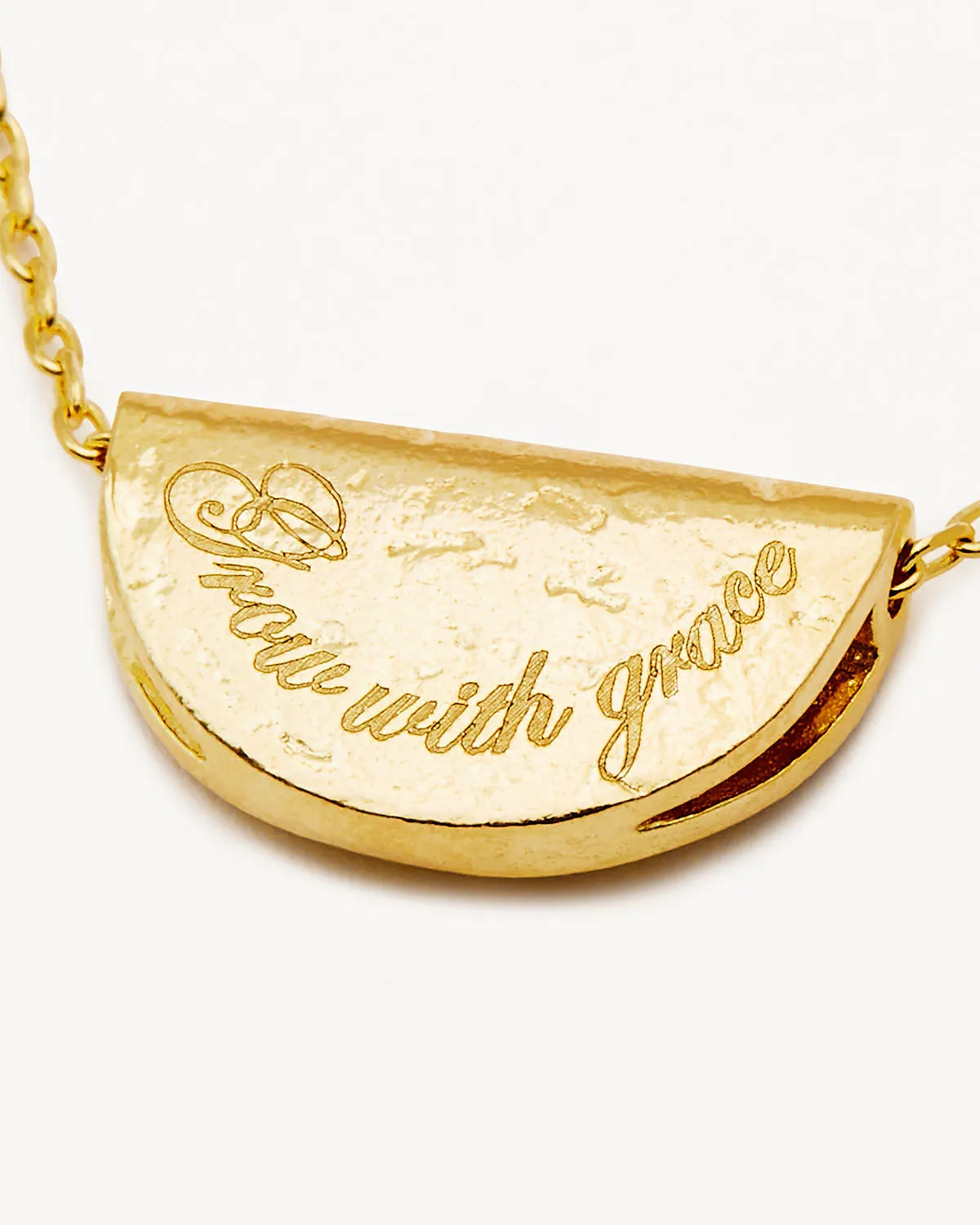 18k Gold Vermeil Lotus Birthstone Necklace - December - Blue Topaz Bycharlotte