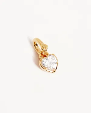 18k Gold Vermeil Radiant Heart Annex Link Pendant Bycharlotte