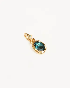 18k Gold Vermeil Sacred Jewel Pendant - Ocean Bycharlotte