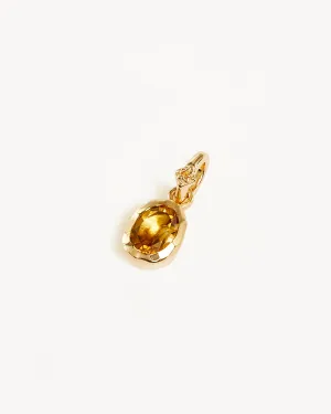 18k Gold Vermeil Sacred Jewel Pendant - Sun Bycharlotte