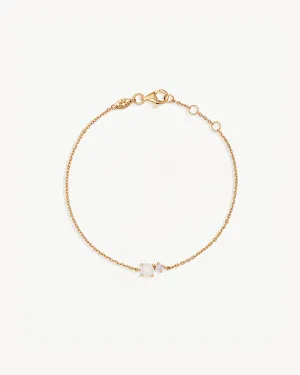 18k Gold Vermeil Serenely Yours Pearl Bracelet Bycharlotte
