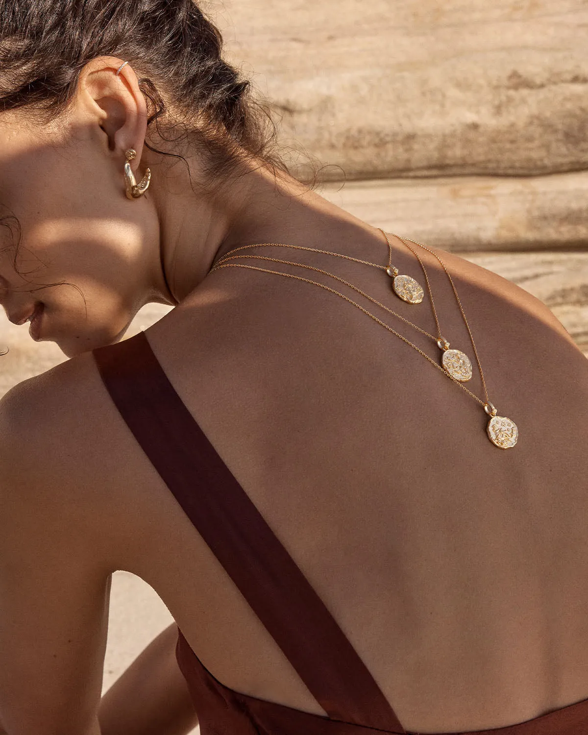 18k Gold Vermeil She is Zodiac Necklace - Libra Bycharlotte