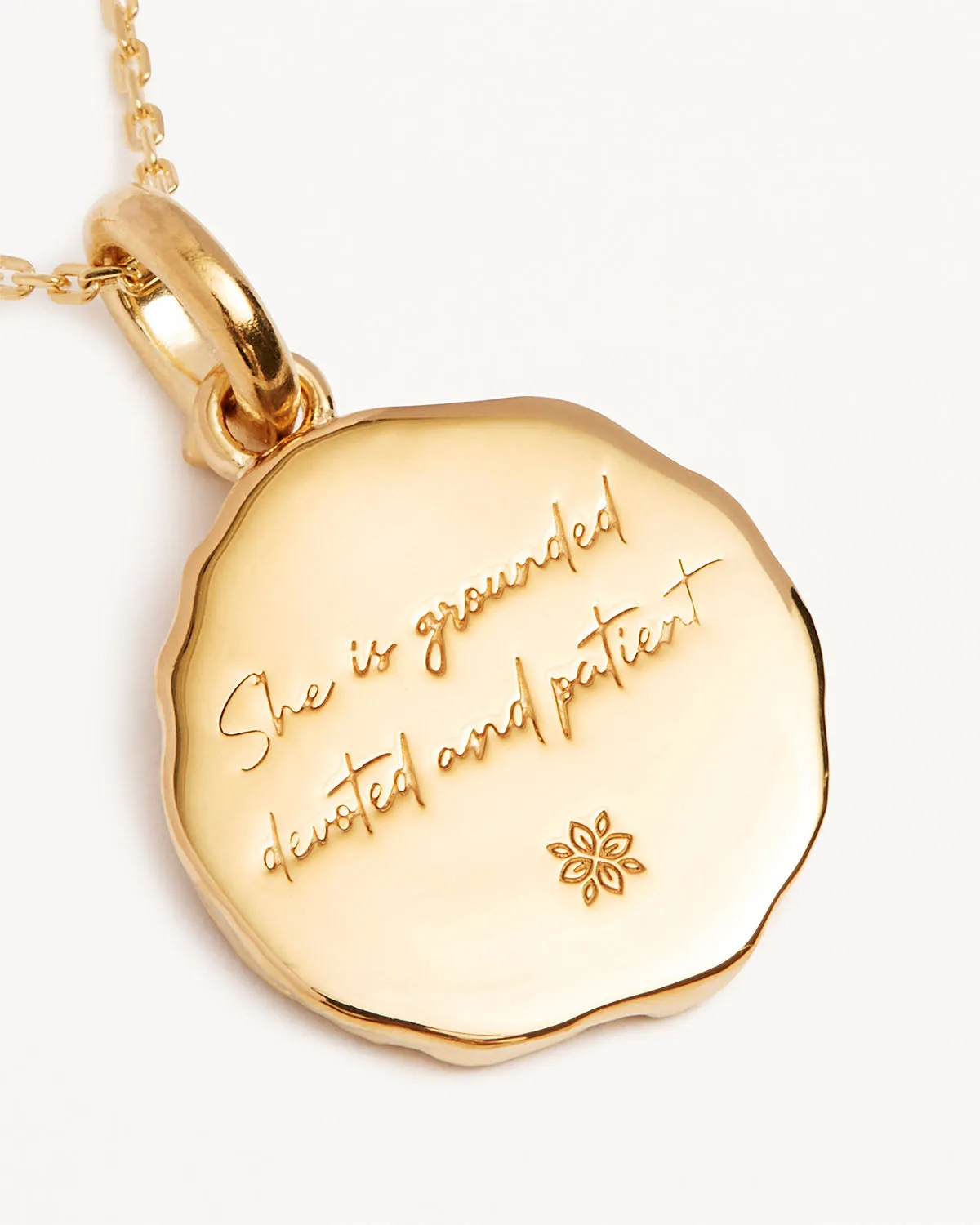 18k Gold Vermeil She is Zodiac Necklace - Taurus Bycharlotte