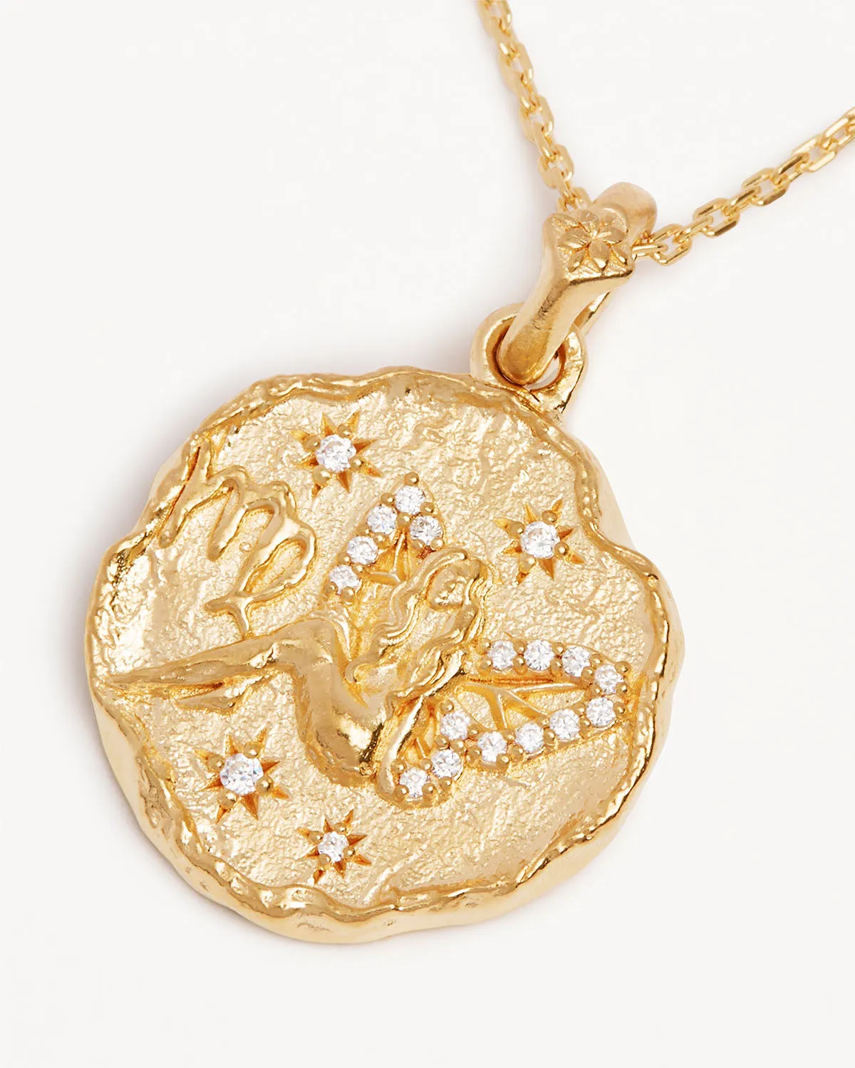 18k Gold Vermeil She is Zodiac Necklace - Virgo Bycharlotte