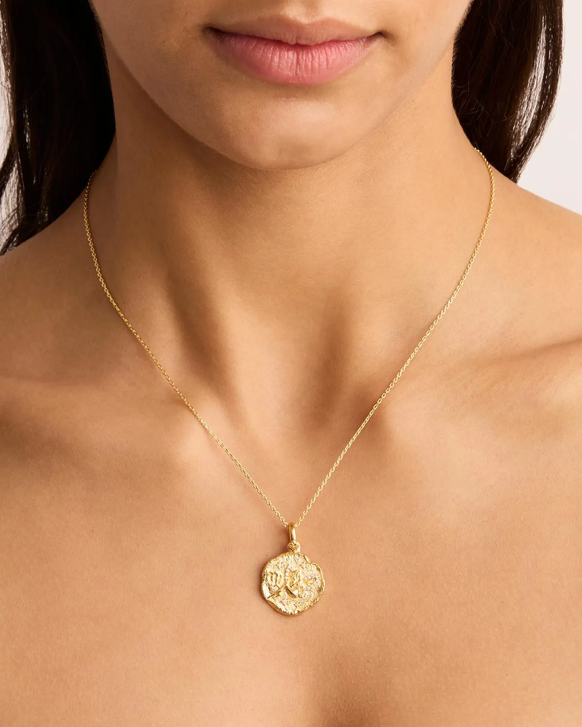 18k Gold Vermeil She is Zodiac Necklace - Virgo Bycharlotte