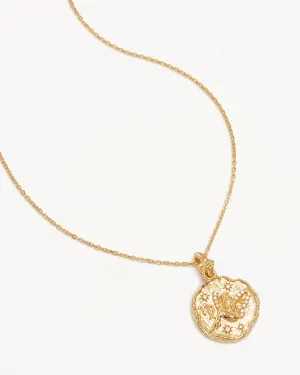 18k Gold Vermeil She is Zodiac Necklace - Virgo Bycharlotte