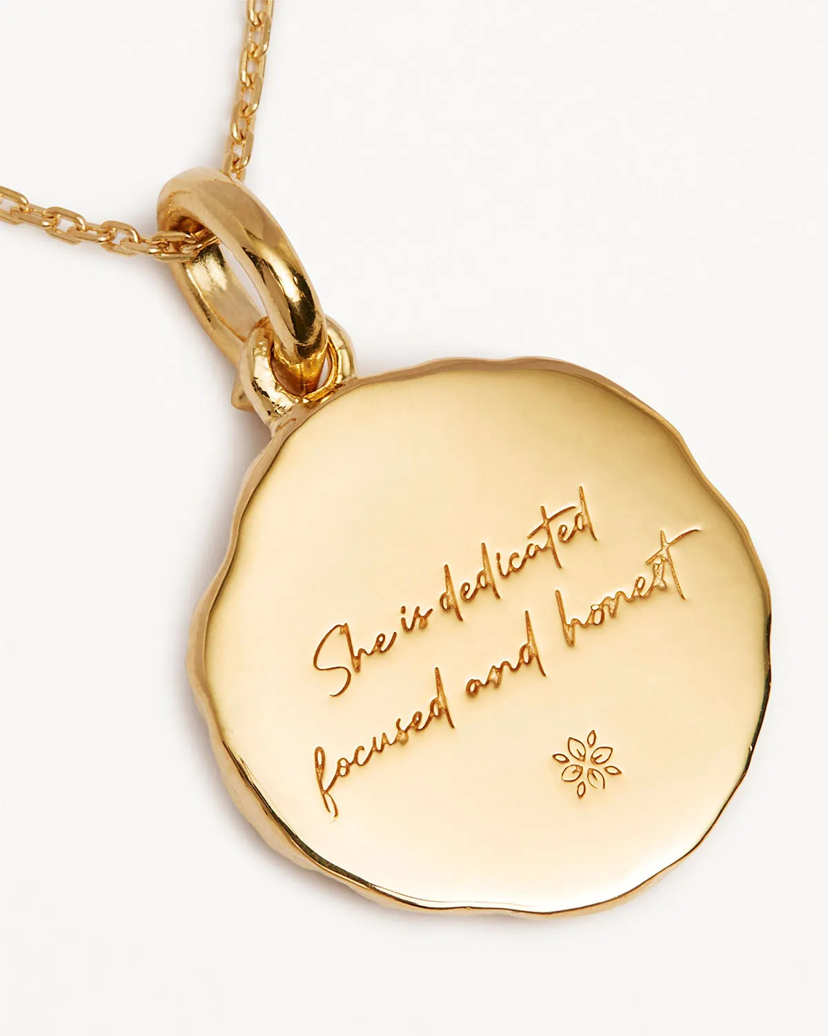 18k Gold Vermeil She is Zodiac Necklace - Virgo Bycharlotte