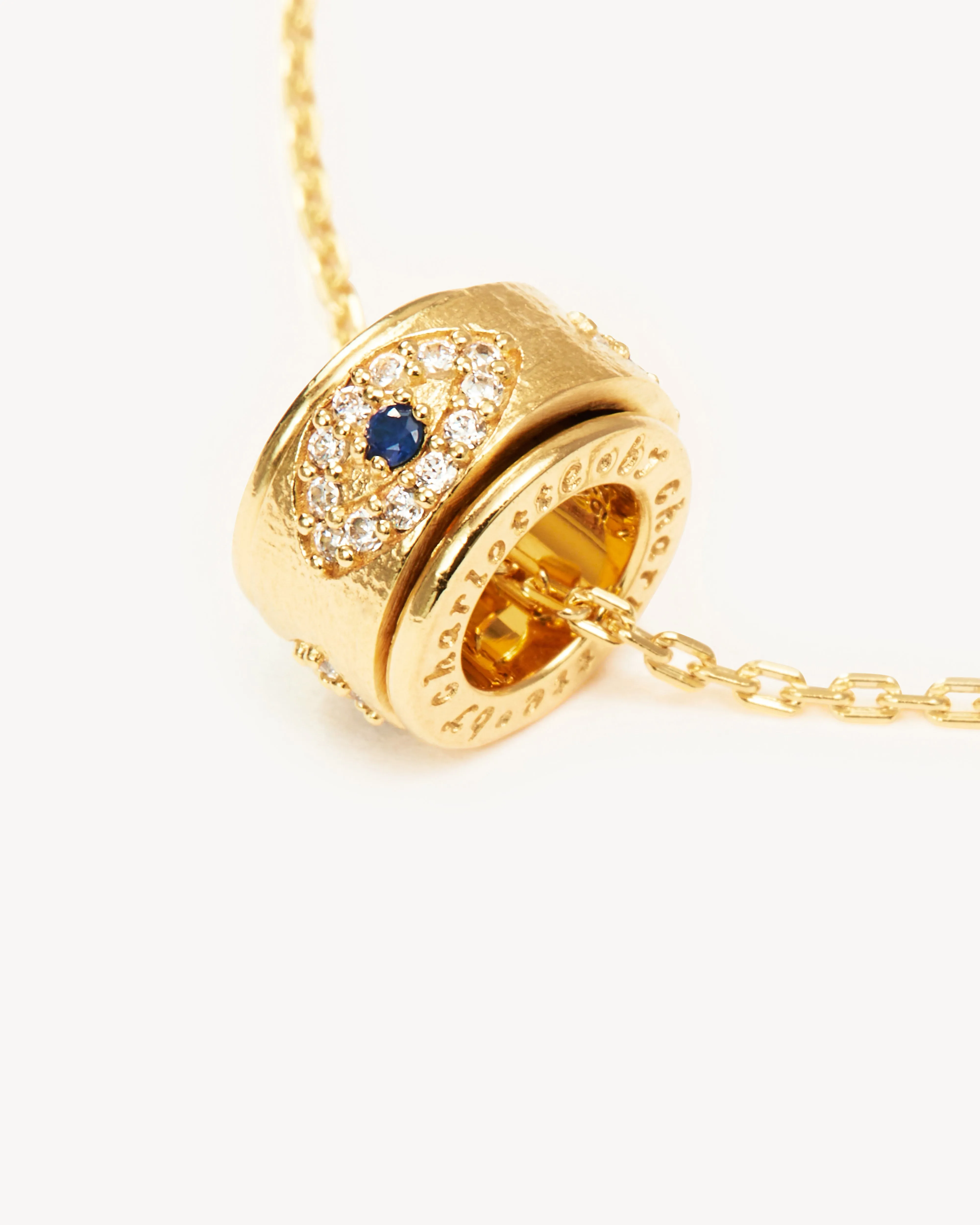 18k Gold Vermeil Trust Spinning Meditation Necklace Bycharlotte