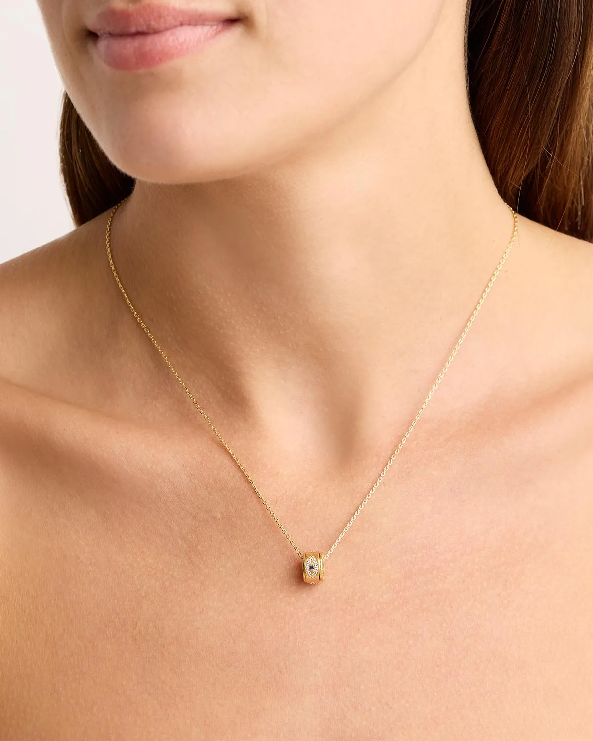 18k Gold Vermeil Trust Spinning Meditation Necklace Bycharlotte