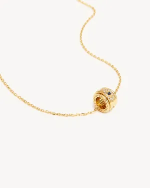 18k Gold Vermeil Trust Spinning Meditation Necklace Bycharlotte