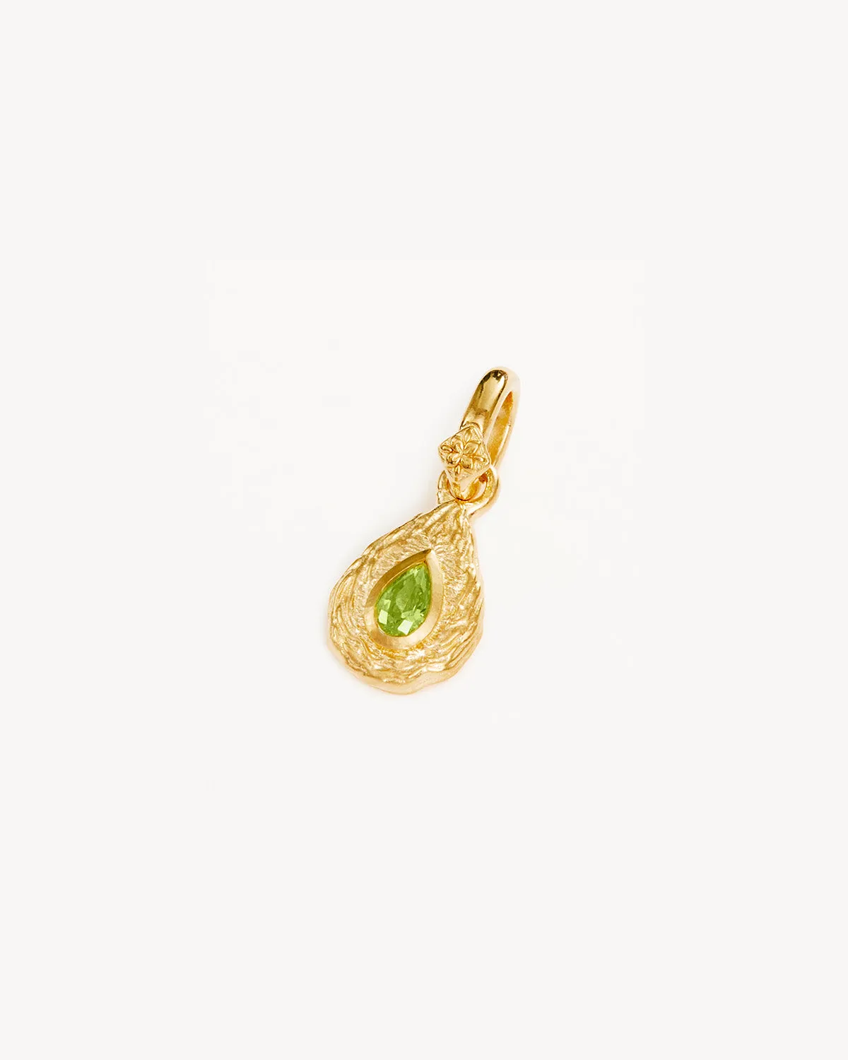 18k Gold Vermeil With Love Birthstone Annex Link Pendant - August Bycharlotte