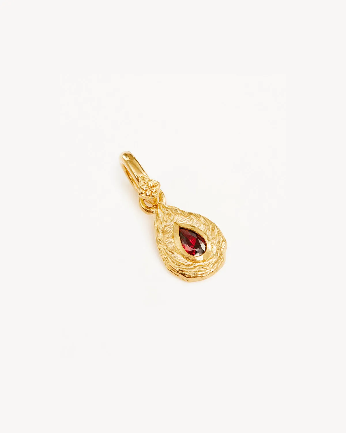 18k Gold Vermeil With Love Birthstone Annex Link Pendant - January Bycharlotte