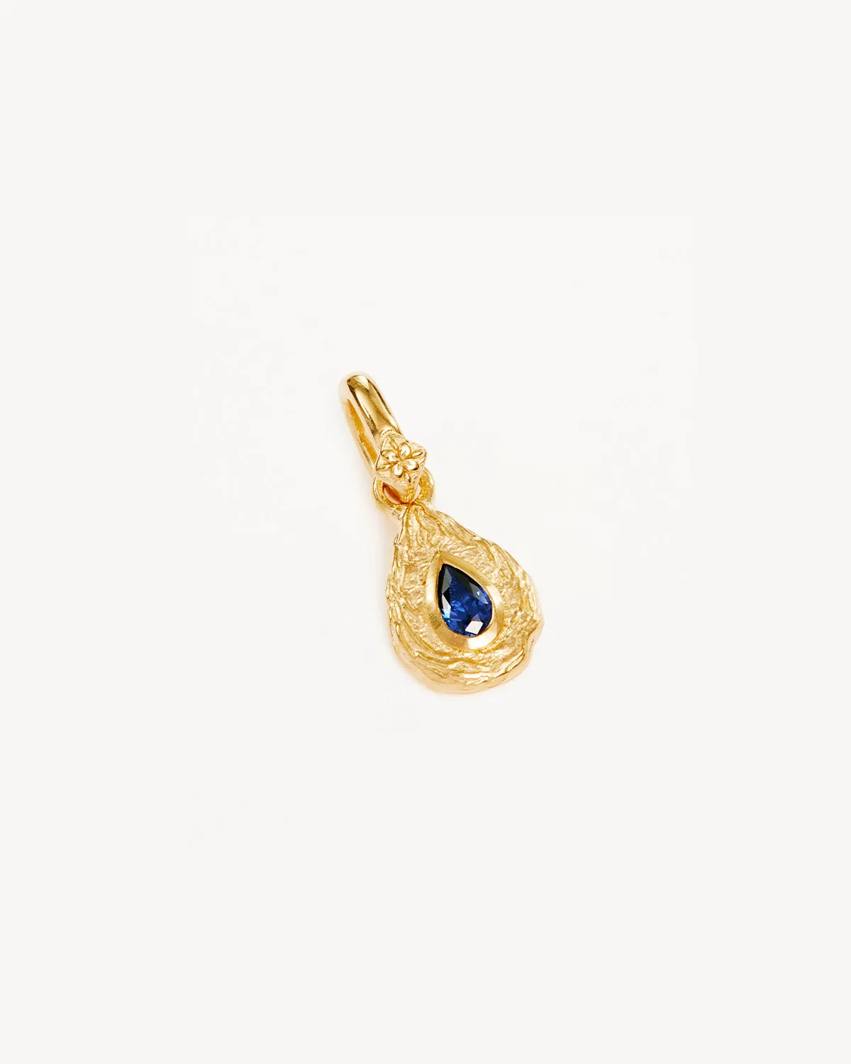 18k Gold Vermeil With Love Birthstone Annex Link Pendant - September Bycharlotte