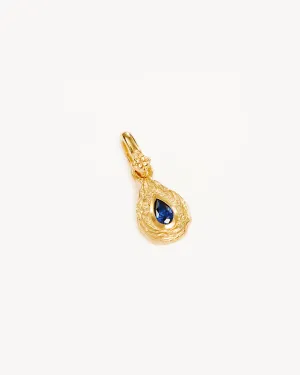 18k Gold Vermeil With Love Birthstone Annex Link Pendant - September Bycharlotte