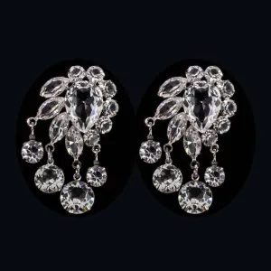 1928 Jewelry Multi-Shape Austrian Crystal Dangle Earrings 1928 Jewelry