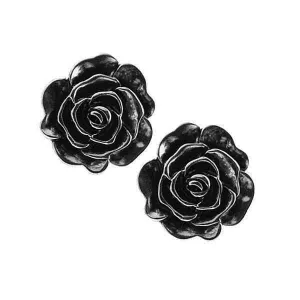 2028 Jewelry Antiqued Flower Stud Earrings 1928 Jewelry