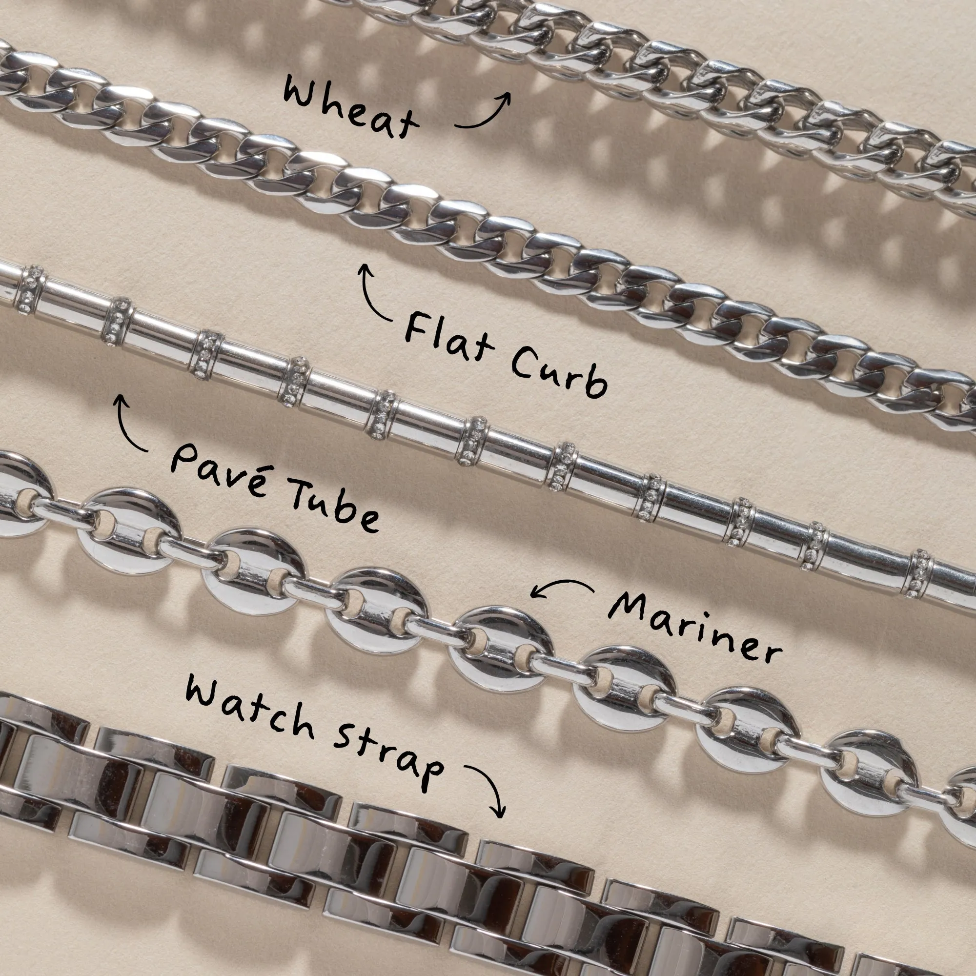 Adjustable Wheat Chain Bracelet