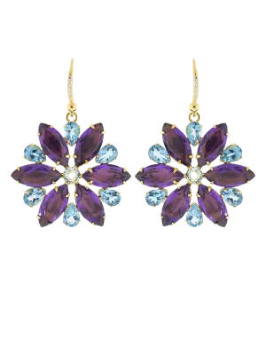 Amethyst Quartz Earrings