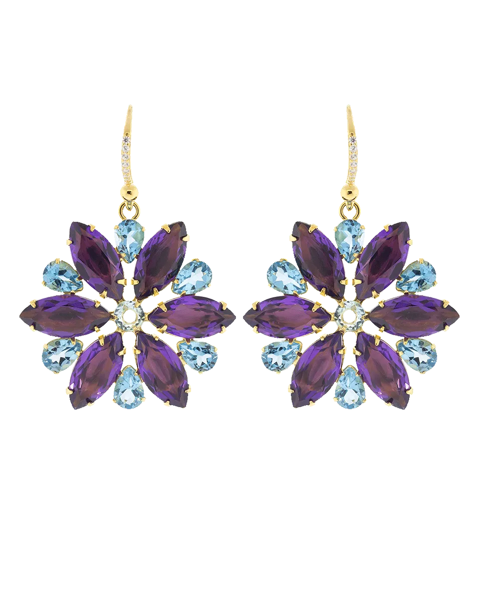 Amethyst Quartz Earrings