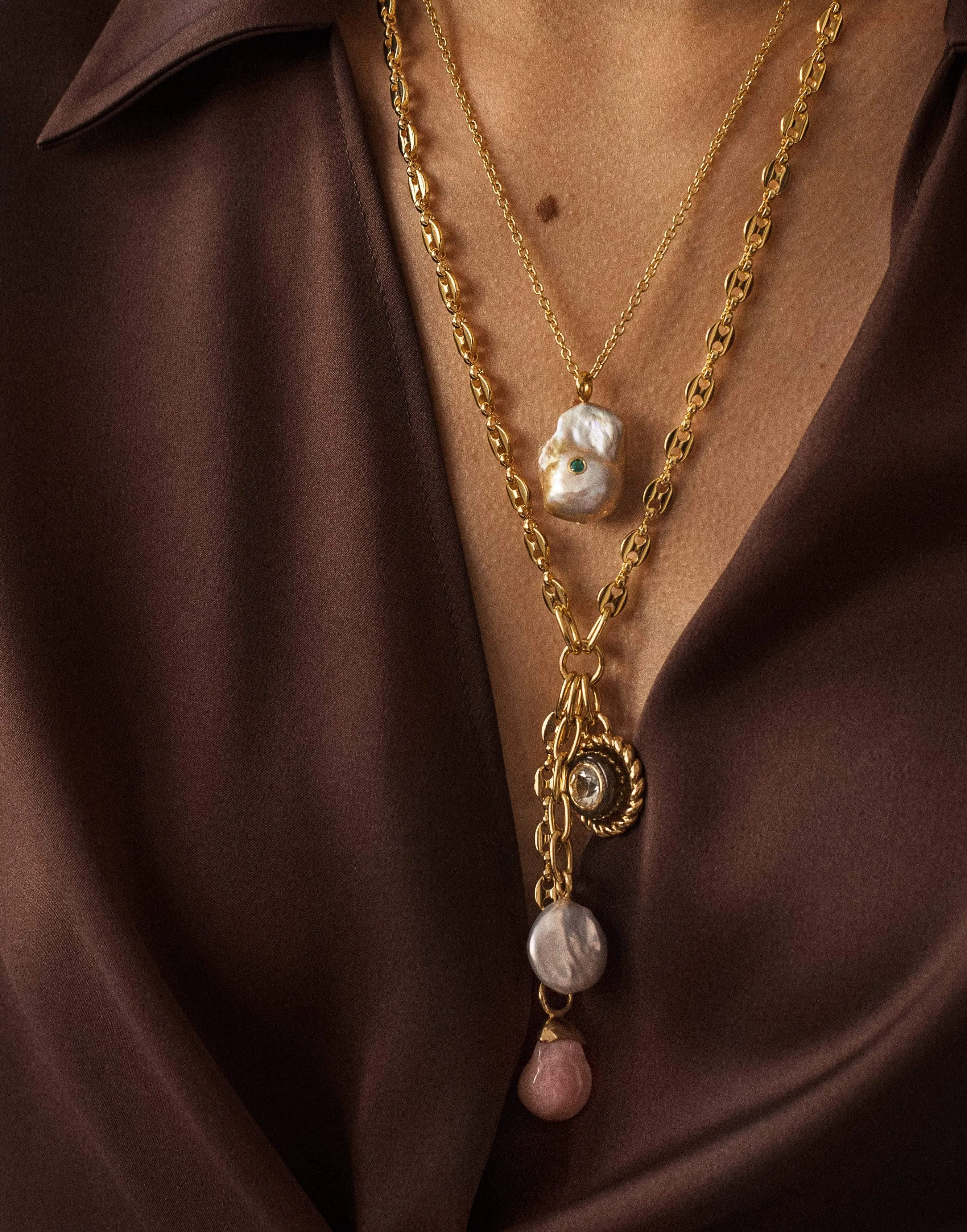 Anchor Lariat Necklace