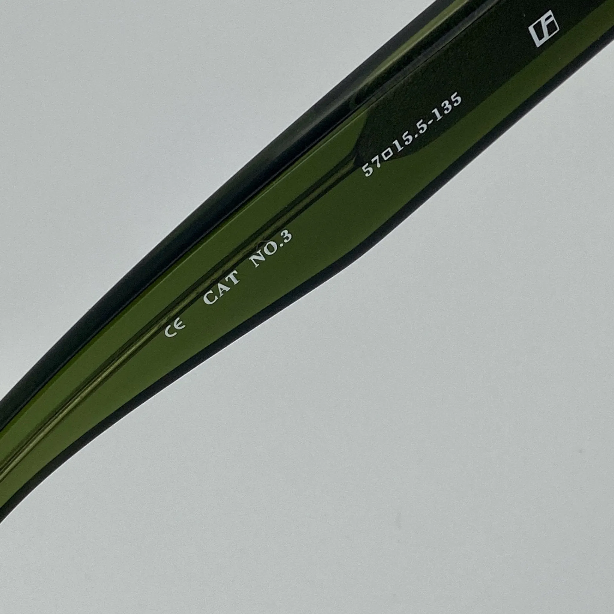 Ann Demeulemeester Men's Sunglasses Flat Top Green AD2C7SUN