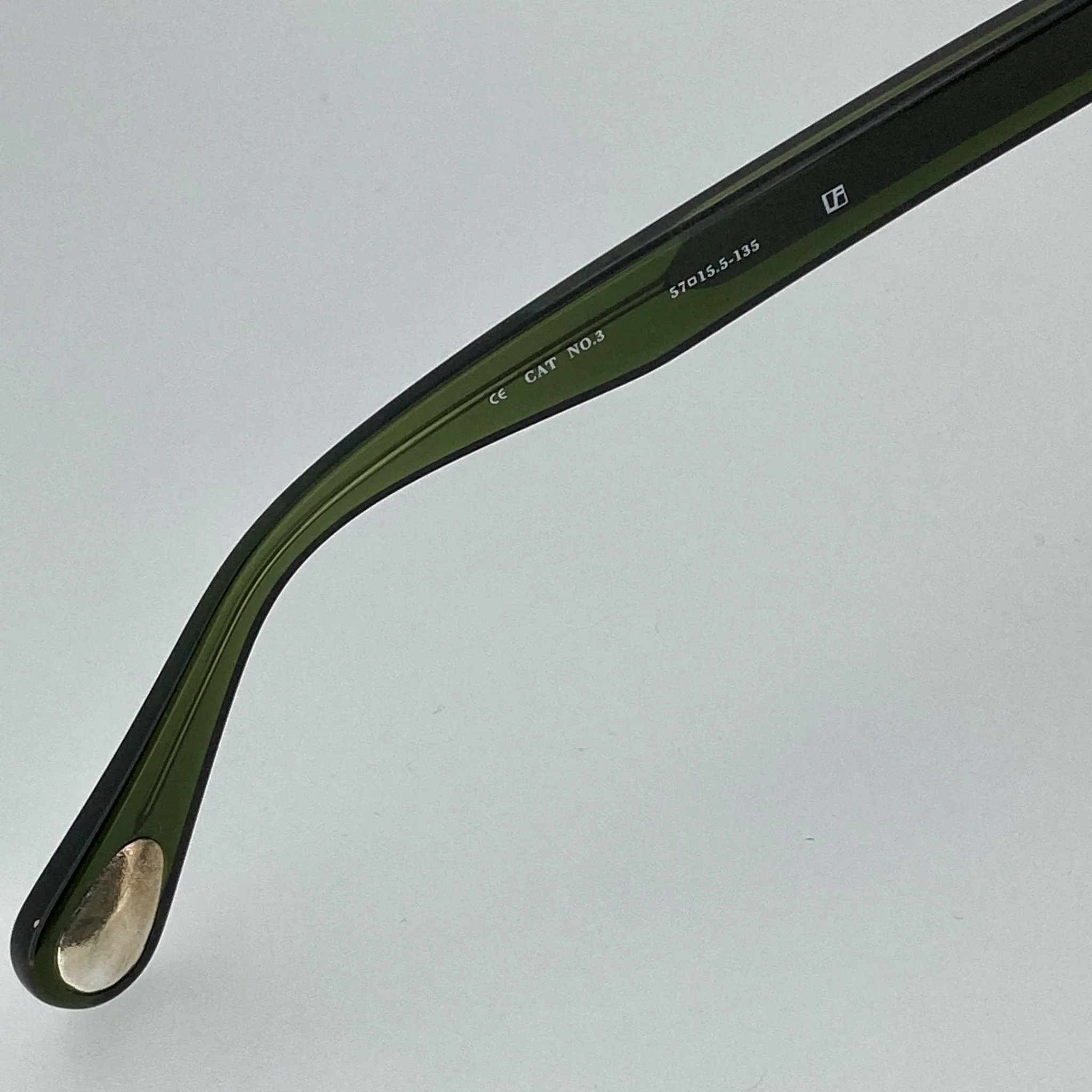 Ann Demeulemeester Men's Sunglasses Flat Top Green AD2C7SUN
