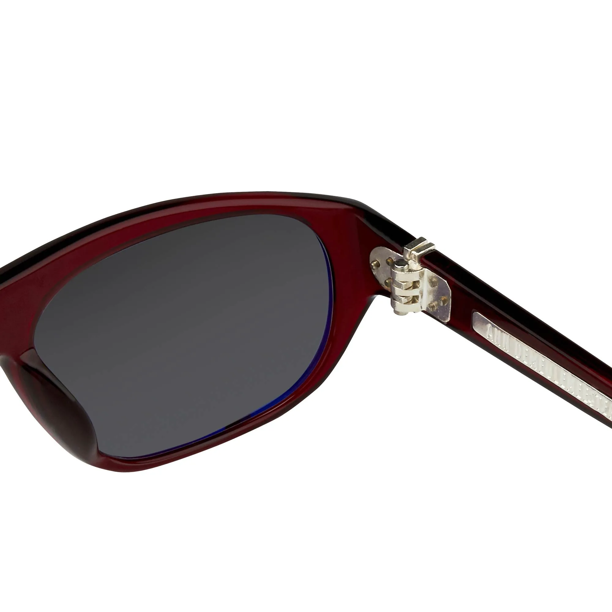 Ann Demeulemeester Men's Sunglasses Flat Top Red and Blue AD1C3SUN