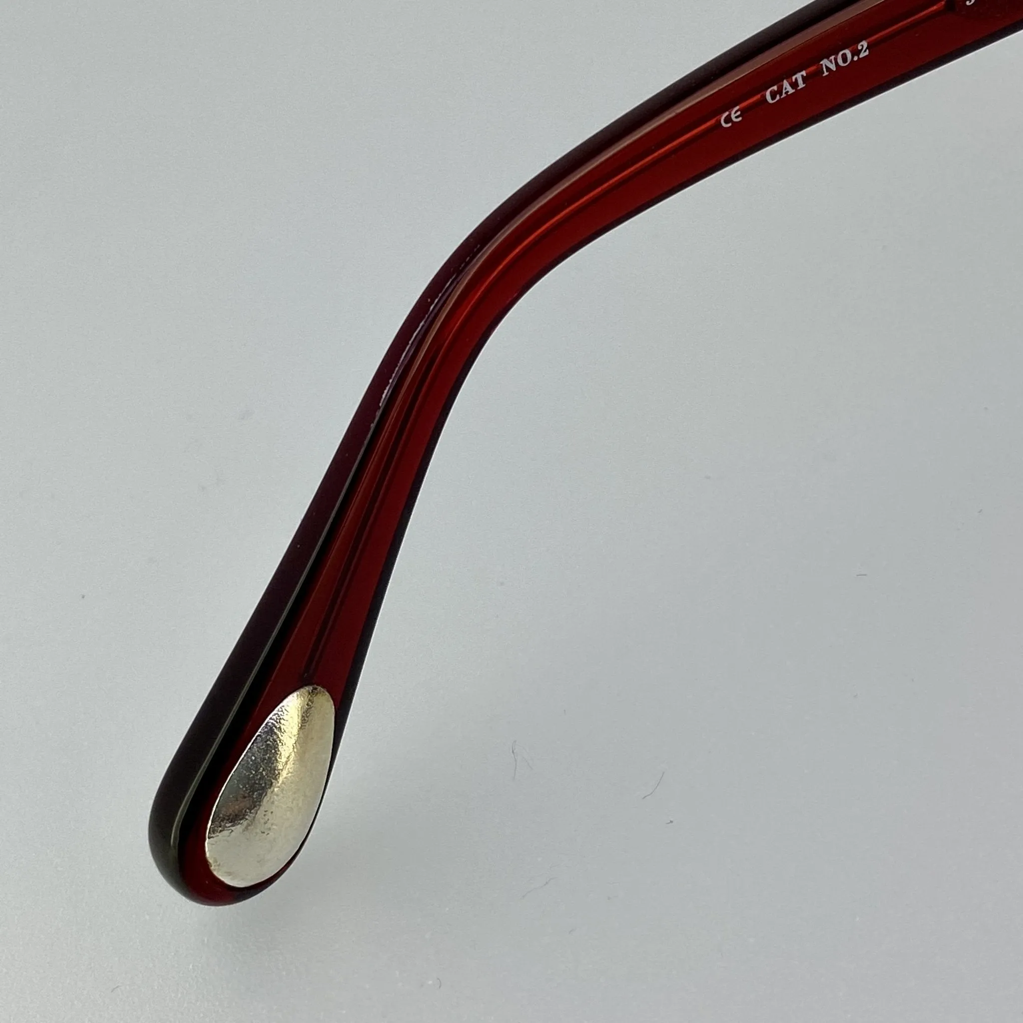 Ann Demeulemeester Men's Sunglasses Flat Top Red and Blue AD1C3SUN