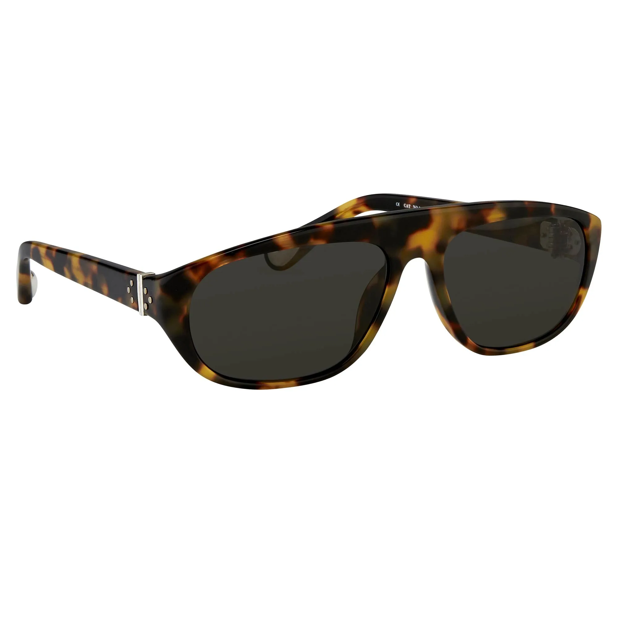 Ann Demeulemeester Men's Sunglasses Flat Top Tortoise Shell and Grey AD1C2SUN