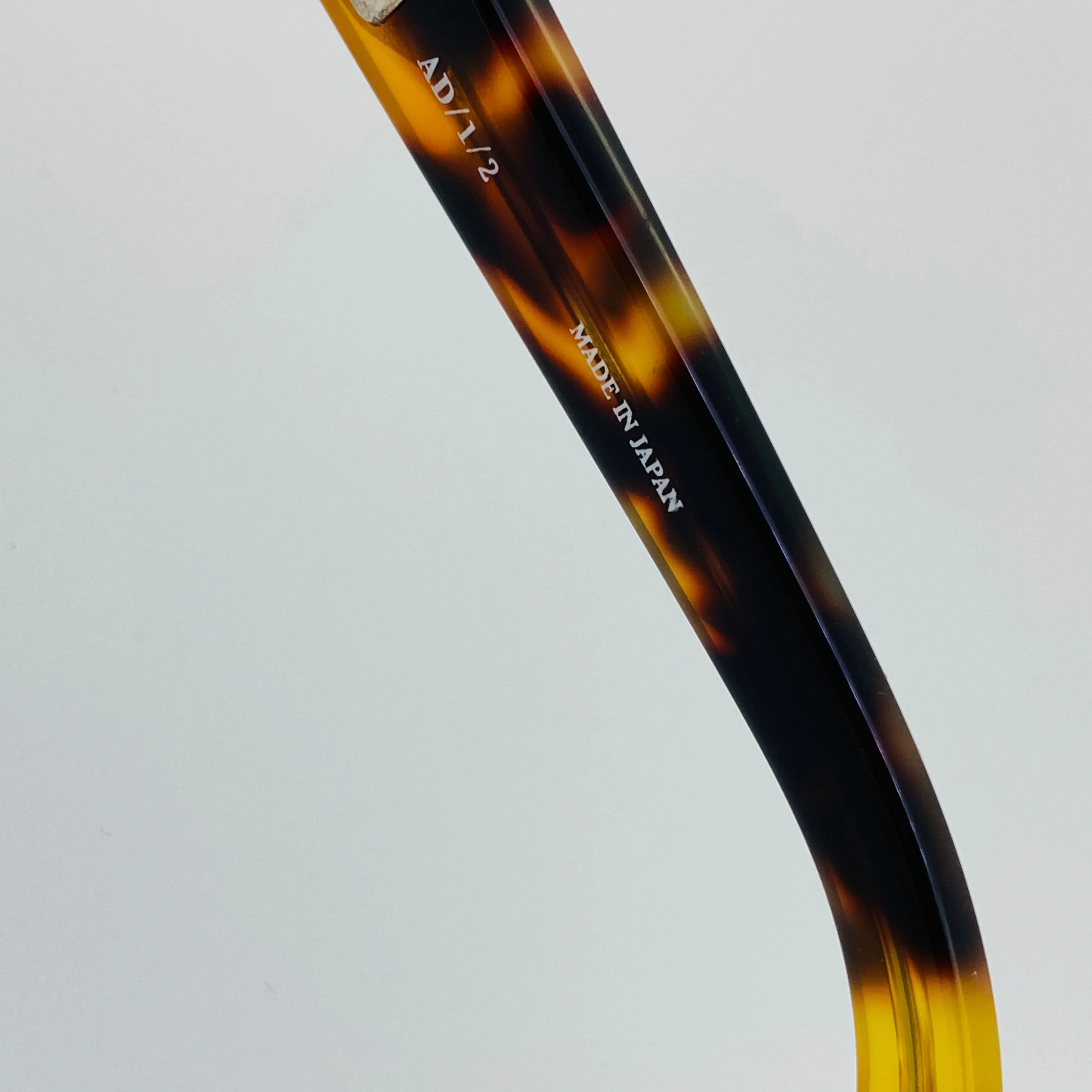 Ann Demeulemeester Men's Sunglasses Flat Top Tortoise Shell and Grey AD1C2SUN