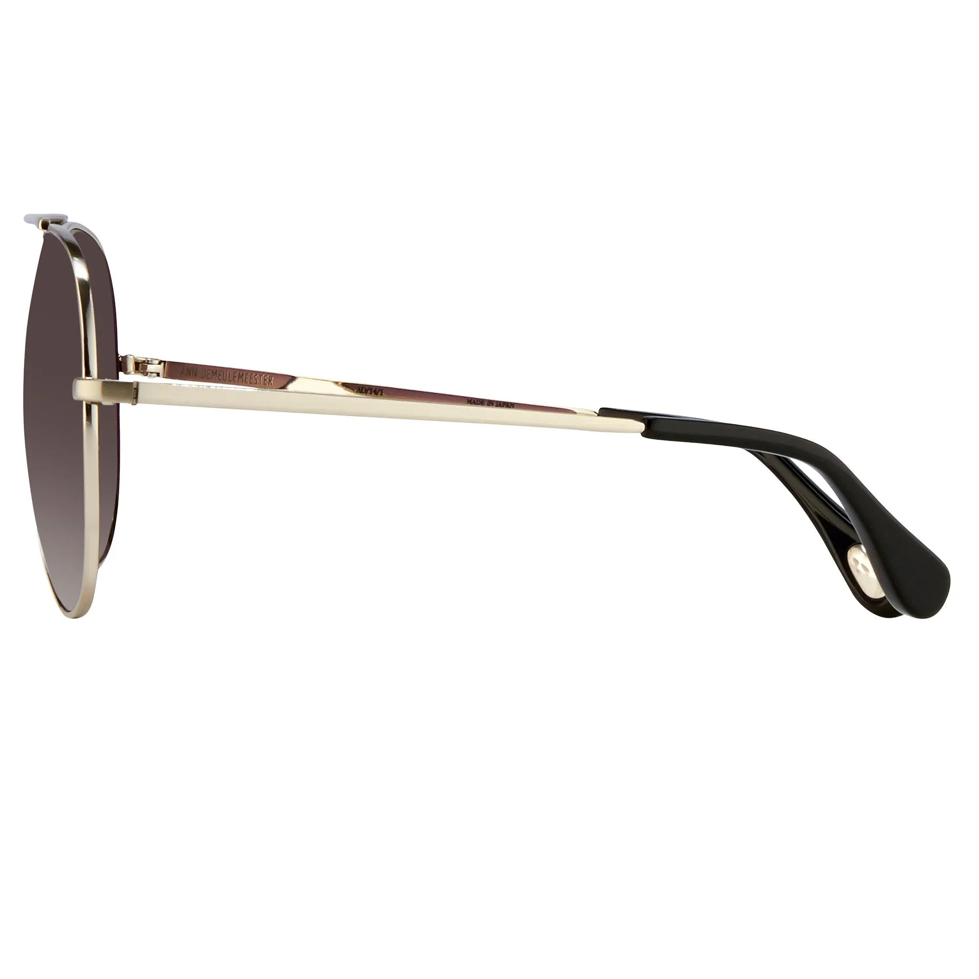 Ann Demeulemeester Men's Sunglasses White Gold and Grey AD14C1SUN