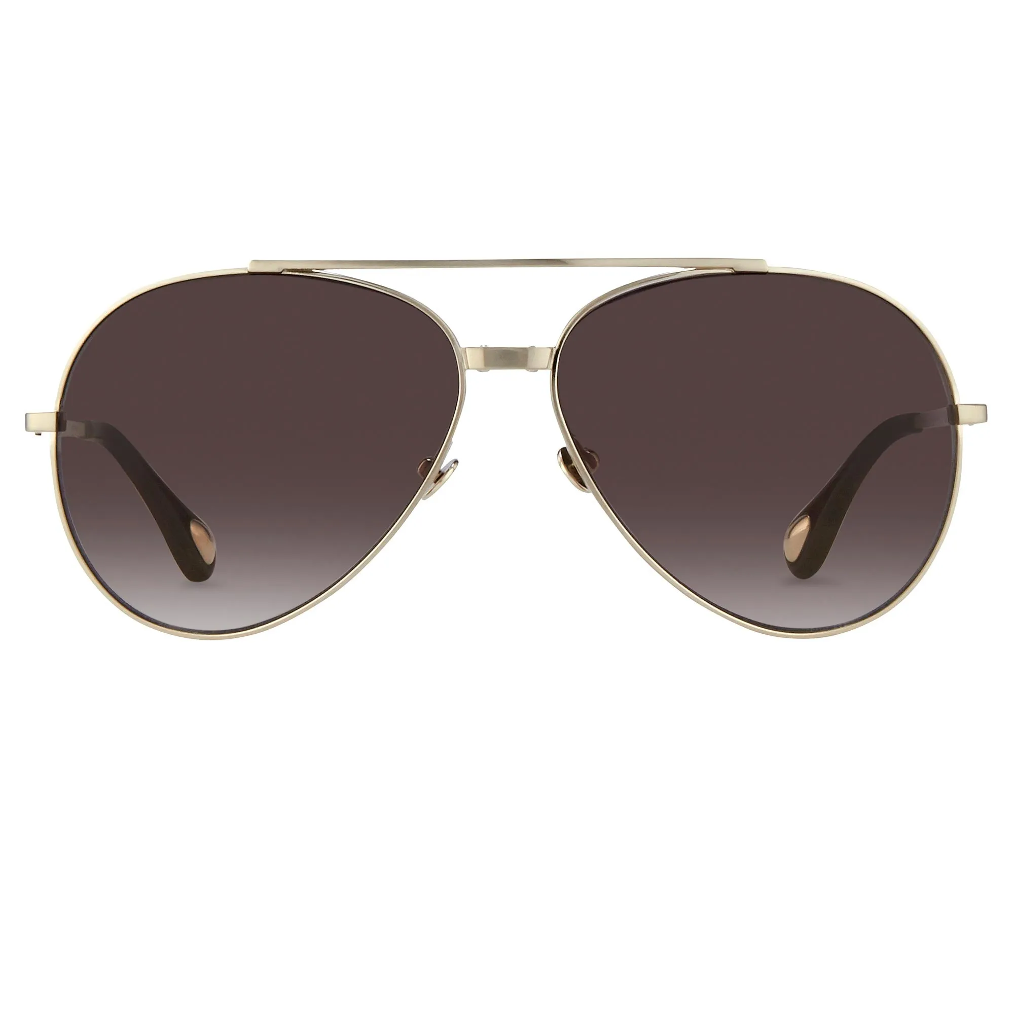 Ann Demeulemeester Men's Sunglasses White Gold and Grey AD14C1SUN