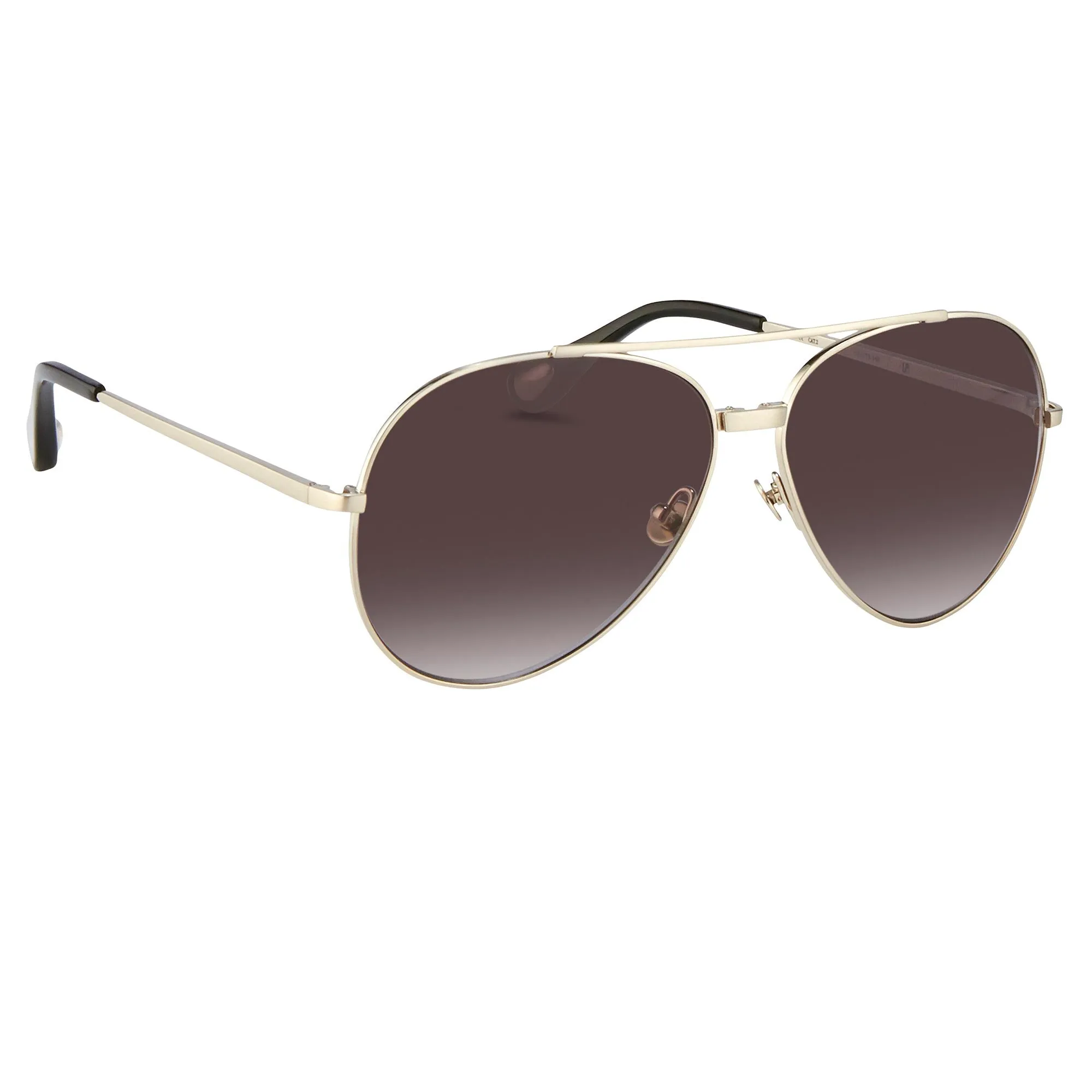 Ann Demeulemeester Men's Sunglasses White Gold and Grey AD14C1SUN