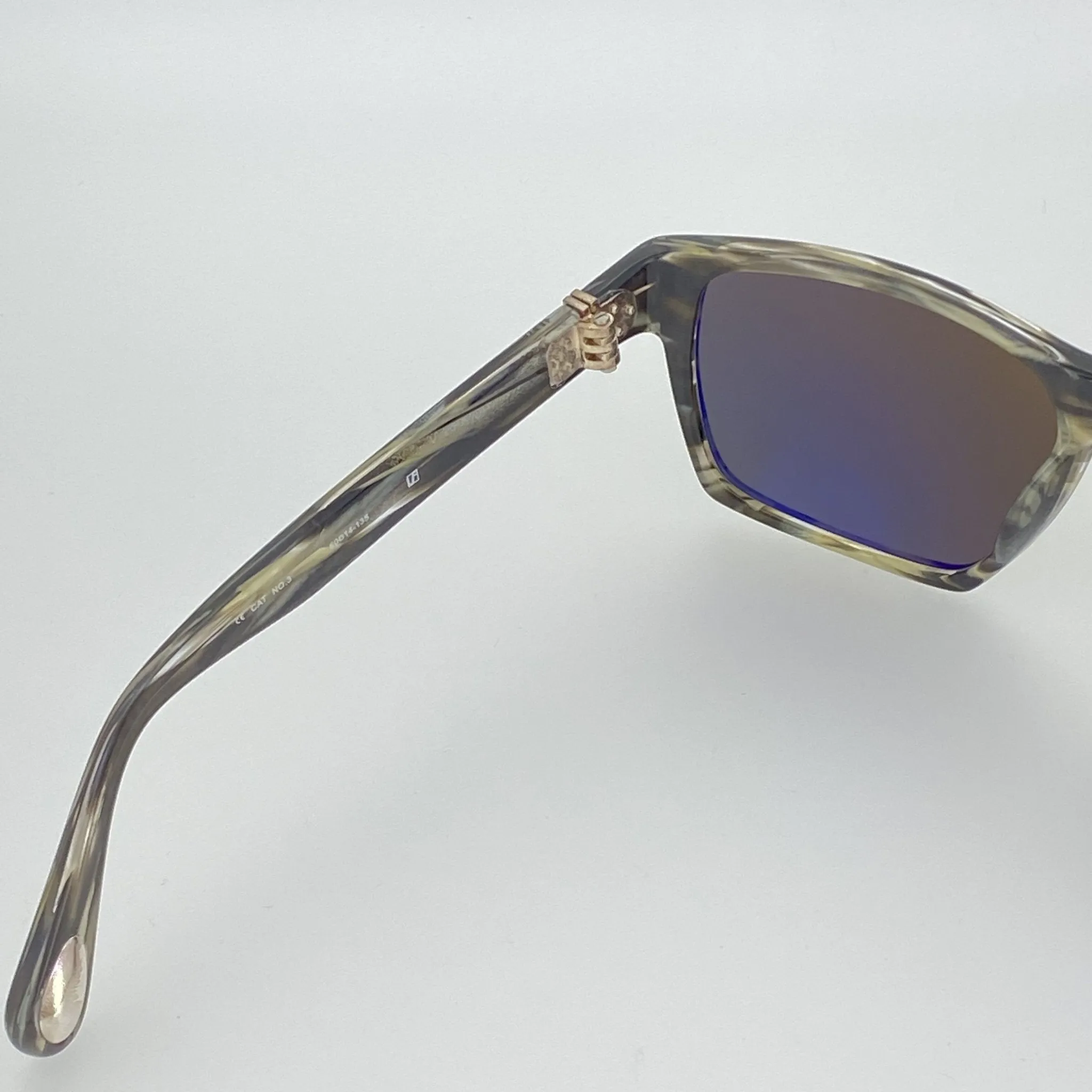 Ann Demeulemeester Sunglasses Angular Brown and Green